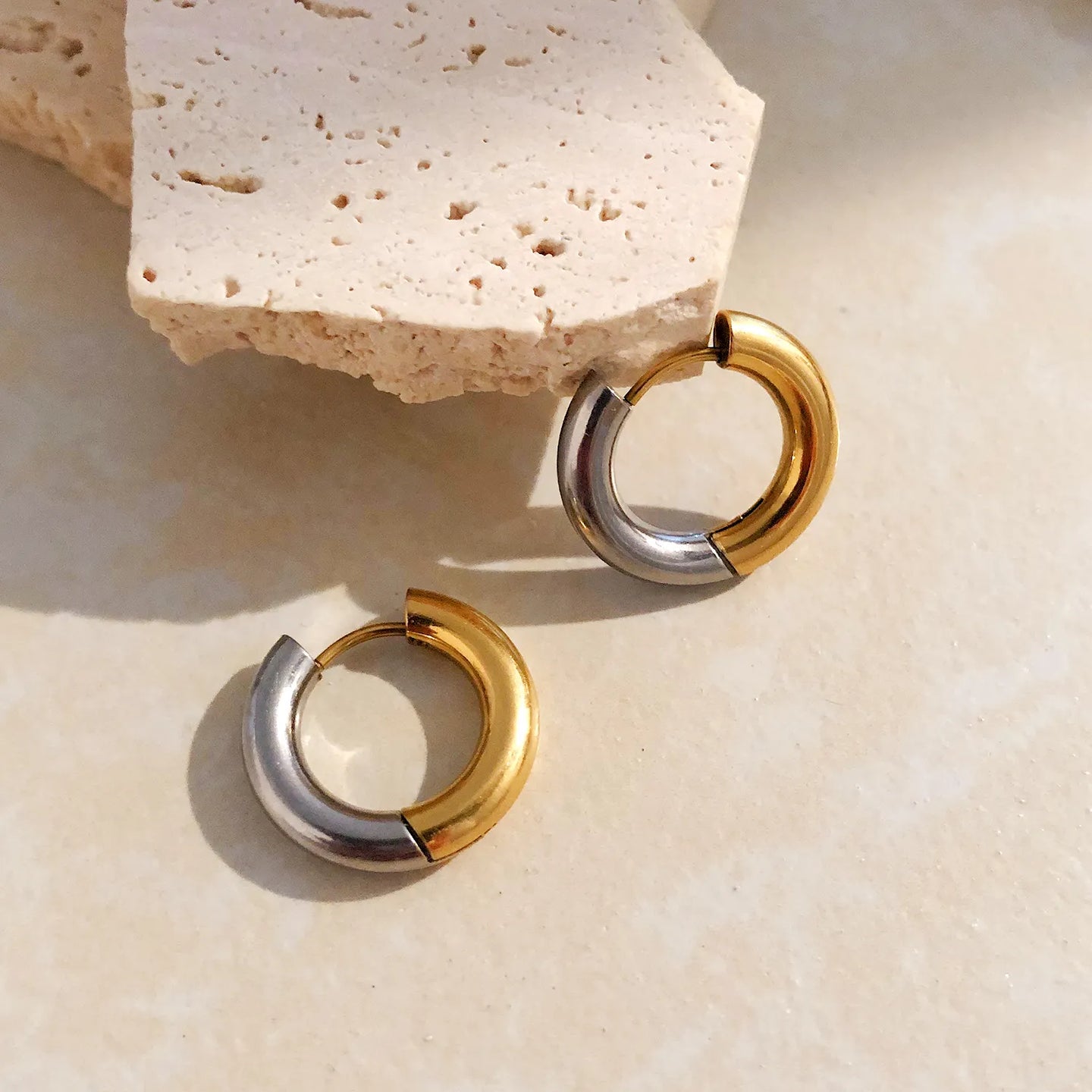 Dual Tone Hoops